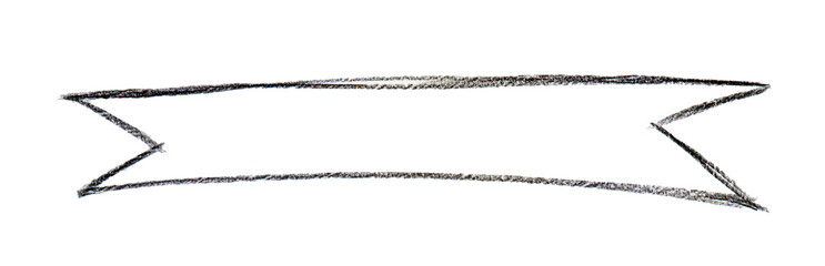 comic style doodle frame consists of black lines