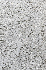 White textured background. Wall with textured coating