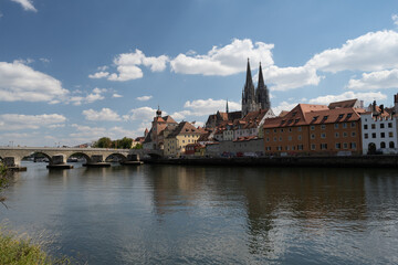 Regensburg an einem Sommertag