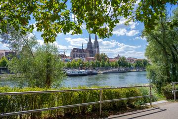 Regensburg an einem Sommertag