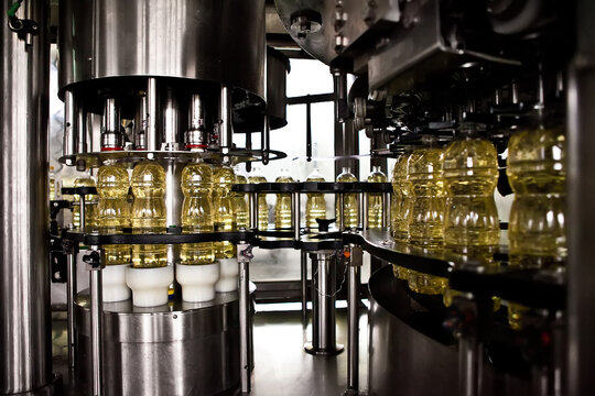 Factory for the production of edible oils. Shallow DOFF. Ukraine