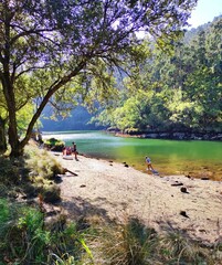 Playa fluvial de As Fragas do Eume, Galicia