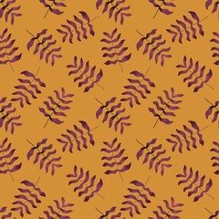 Summer seamless palms leaves pattern for clothes print and kids accessories and wrapping and fabrics and linens