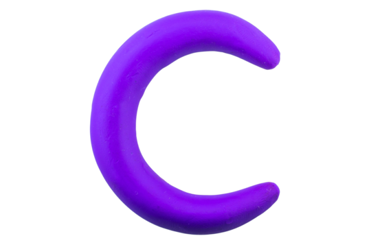 alphabet English colorful letters Handmade letters molded from plasticine clay on Isolated white background