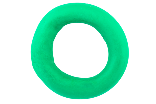 alphabet English colorful letters Handmade letters molded from plasticine clay on Isolated white background