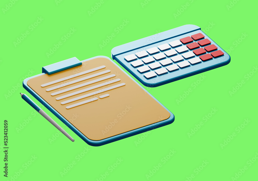 Aufkleber clipboard and calendar. creating timetable - concept. metaphor for writing queue. registration for a