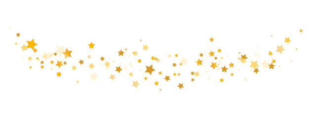 Golden stars wave. Glitter elegant design elements. Christmas Luxury texture. Gold shooting stars. Magic foil decoration. Home decor. Winter Holiday design. Vector illustration © Liubov