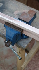 square wood ready to cut