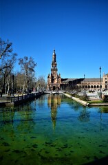 Obraz premium Plaza de Espana in Sevilla