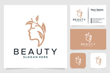 Fototapeta na wymiar beauty logo design
