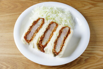 カツサンド　豚カツ