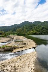Tongji weir, Lishui, Zhejiang, China, is an ancient water conservancy project in China. It has a history of 1500 years and is a key cultural relic protection unit in China.
