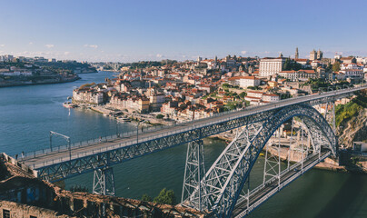 bridge over the river Oporto