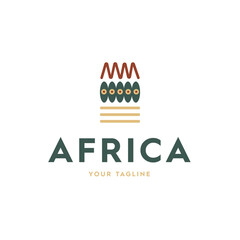 Africa logo icon design vector
