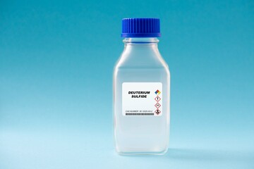 Deuterium Sulfide dangerous poisonous gas in chemical glassware