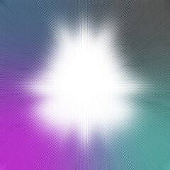 Abstract transparent gradient burst border.