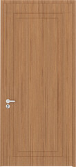 wood grain door, single door