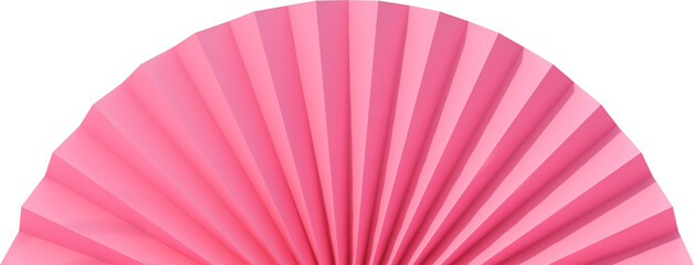 pink hand fan
