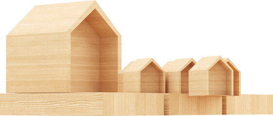 model wooden house