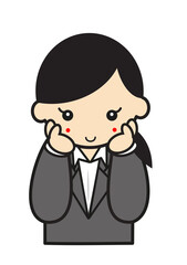 笑顔のビジネスウーマン