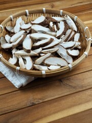 신선한 유기농 채소 표고버섯