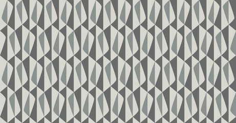 Abstract geometric op art seamless pattern. Optical illusion background. Autumn grey monotone elements. For masculine wear fabric apparel textile garment cover decoration summer shirt.