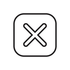 Fototapeta premium Multiply icon design. multiplication sign. Element of simple icon for websites, web design, mobile app, info graphics. vector illustration