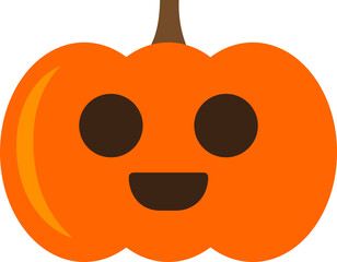 Pumpkin cartoon character, emotion