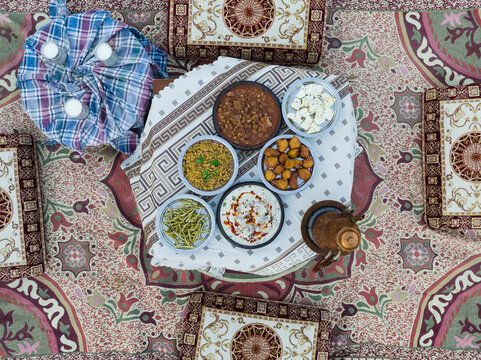 Hakkari Traditional Cuisine Drone Photo, Hakkari Turkey