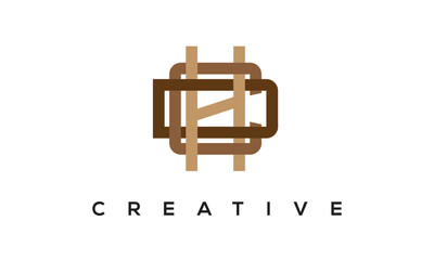 initial HCD, DCH letters monogram, three letters creative modern typographic logo, eye catching alphabet stylish logo vector	