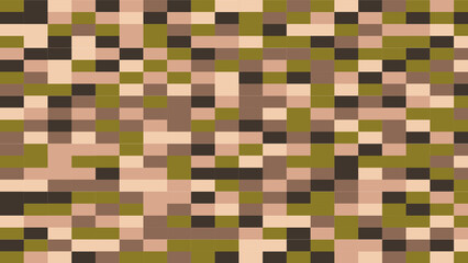 green, olive, brown and beige geometric pattern, seamless wallpaper for fabric, tile and tablecloth