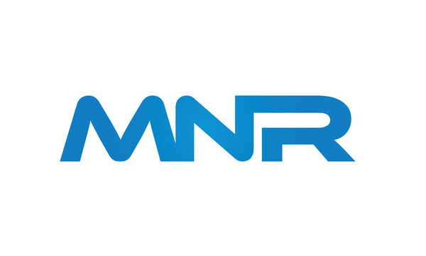 MNR letters linked logo design, Letter to letter connection monogram concepts vector alphabet