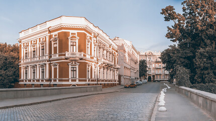 Naklejka premium Sabaneev bridge in Odessa, Ukraine