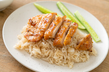 Grilled Chicken with Steamed Rice
