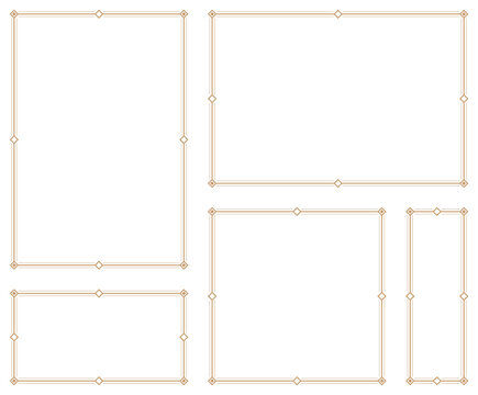 Decorative frame.A frame that gave a change in size to the same design.Good frame for a4 size paper.Certificate frame.