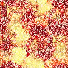 Hand drawn abstract ornament - boho lace seamless pattern. Digital ornament with mixed media texture - watercolour, acrylic, gouache. Endless rapport for packaging, textiles, decoupage, wall art.
