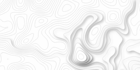 Abstracts Topographic map lines, contour background, Vector contour topographic map background. Topography and geography map grid abstract backdrop, Luxury black abstract line art.