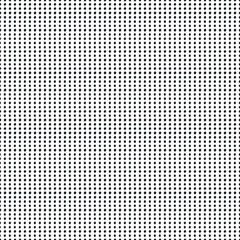 Dot pattern background vector. Seamless repeat grid design resource in black and white.