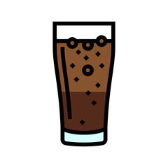 soda beverage drink color icon vector. soda beverage drink sign. isolated symbol illustration
