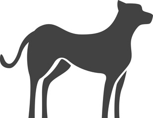 animal silhouettes isolated on transparent background