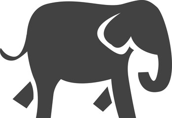 animal silhouettes isolated on transparent background