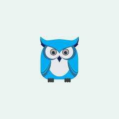 Owl illustration logo