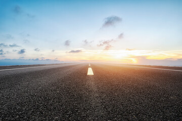 The way forward and sky clouds background