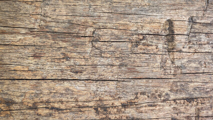 texture of old brown wood plank surface - wooden background