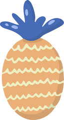 summer illustration on transparent background