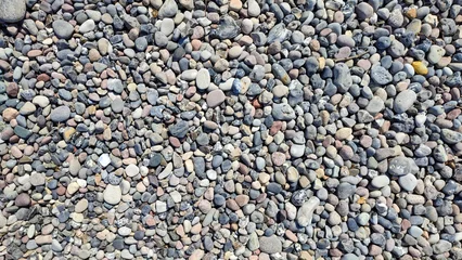 Foto op Canvas texture of gravel stones on ground background   © agrus