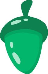 Christmas illustration on transparent background