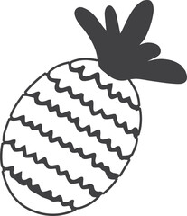 summer illustration on transparent background