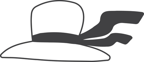 summer illustration on transparent background