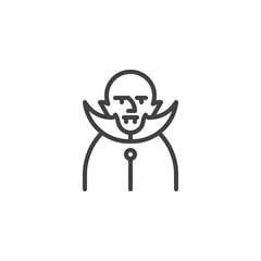 Dracula line icon